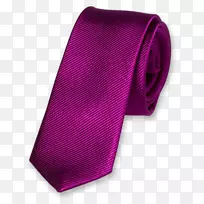 蝴蝶结领带丝织品紫罗兰