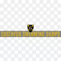 Gustavus Adolphus学院产品设计品牌字形游泳训练