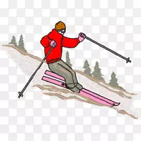 滑雪杆，滑雪装束，体育用品线
