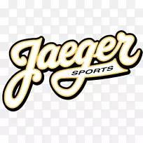 字体标志Jaeger运动棒球垒球-棒球