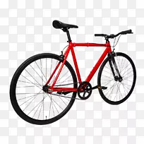 固定齿轮自行车，单速自行车，6 ku履带，固定齿轮自行车，6 ku固定装置-拖动自行车