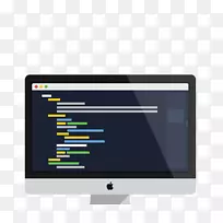 计算机监控剪贴画源代码计算机编程语言-有效的团队合作