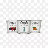 Siggi乳制品，Skyr酸奶，希腊酸奶，封面配方