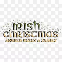 爱尔兰圣诞标志品牌字体树越野