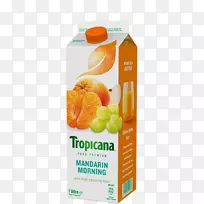 橙汁早餐橙汁饮料Tropicana产品-果汁