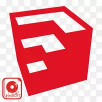 SketchUp 3D计算机图形三维建模徽标图SolidWorks图标