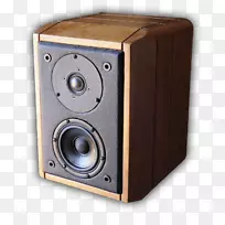 电脑扬声器音箱录音室监控器低音炮设计