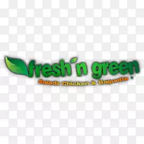 商标字体绿色桌面壁纸-绿色清新