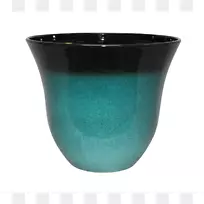 陶瓷玻璃花瓶餐具绿松石陶瓷壶