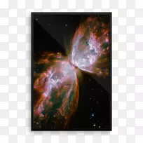 哈勃太空望远镜外太空NGC 6302图像-蓝色星云