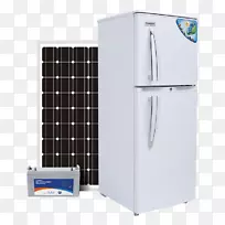 太阳能冰箱太阳能电池板.冰箱