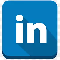 电脑图标社交媒体LinkedIn徽标-社交媒体