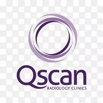 标识产品设计qscan放射科诊所字体-紫色