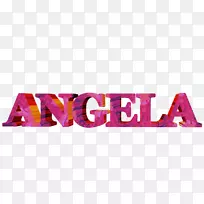 标志粉红色m字型品牌产品-安吉拉
