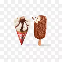 巧克力冰淇淋圆锥形饼干卷盒Kat-cono helado