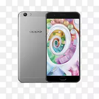 智能手机Oppo数字LTE oppo F1s(灰色，32 GB)-无锁国际型号，无保修32 GB-智能手机
