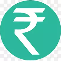 印度卢比标志剪贴画投资-印度