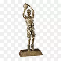 奖杯浮雕雕像奖-篮球奖杯