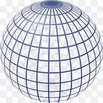 球体线框模型三维空间网站线框绘图.阿波罗球体包装