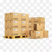 物流货物包装和标签多式联运集装箱运输.箱