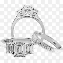 婚戒银制品设计珠宝戒指