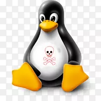 Linux剪贴画png图片tux unix-linux