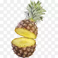 菠萝填充水果食品png图片.菠萝