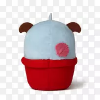 棒球帽填充动物&可爱玩具毛绒-四球冰淇淋