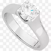设计钻石珠宝商结婚戒指纸牌珠宝戒指