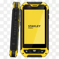 斯坦利S 121+SWS 2 135 g nero，giallo S 121 3760229469046 Stanley手工工具智能手机斯坦利Android手机4G解锁4.5“双sim KitKat 4.4 GSM-办公室促销