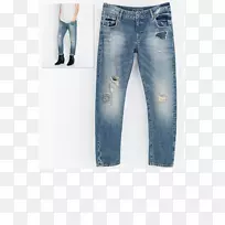 牛仔裤男友时尚裤子服装-时尚：