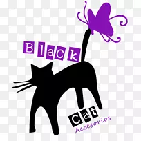 猫剪贴画粉红m书目vva-los ngeles标志-CAT
