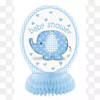 婴儿淋浴中心派对礼物大象派对
