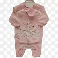 袖子粉红色m上衣外套-婴儿服装