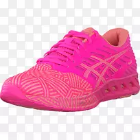 Asics运动鞋，粉红履带钉-粉红色桃子
