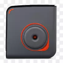 电脑扬声器音箱产品设计相机镜头-3D盒。软件盒
