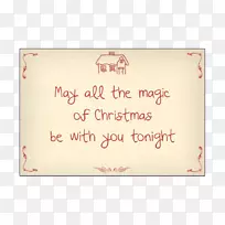 纸书法字体相框爱情-圣诞祝福
