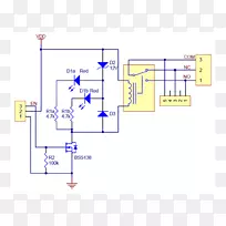 继电器接线图电路原理图Arduino-机器人电路板