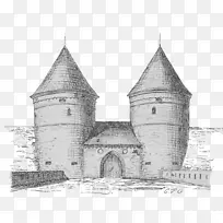 中世纪建筑城堡-城堡