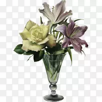 花卉设计花瓶花束剪贴画花瓶