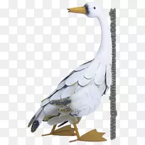 鸭鹅园装饰鸟手漆鸡