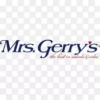 LOGO字体品牌产品Gerry夫人的厨房公司-水果超市卡