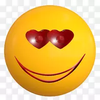笑脸表情电脑图标眨眼-微笑
