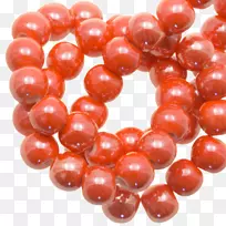 珠子陶瓷色橙红亮趋势
