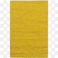 黄印度羊毛线地毯-向日葵装饰材料