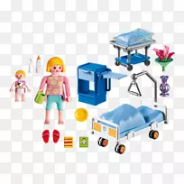 Playmobil产房，Playmobil 6657，城市生活用品，儿童医院玩具-儿童