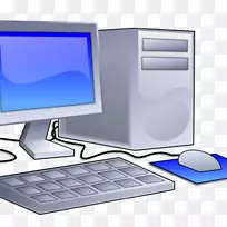 剪贴画台式计算机个人计算机png图片.计算机