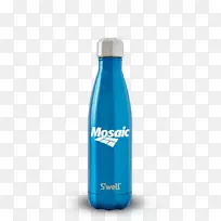水瓶，玻璃瓶，塑料瓶，液态水
