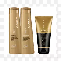 Joico k-pak护发素Joico k-pak用于干性头发和受损头发的强力水润器Joico水分恢复治疗香膏Joico保湿洗发水-头发