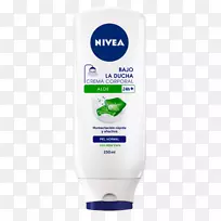 Nivea平滑淋浴器沐浴液400毫升400毫升芦荟霜nivea光滑沐浴体洗剂400毫升400毫升肥皂